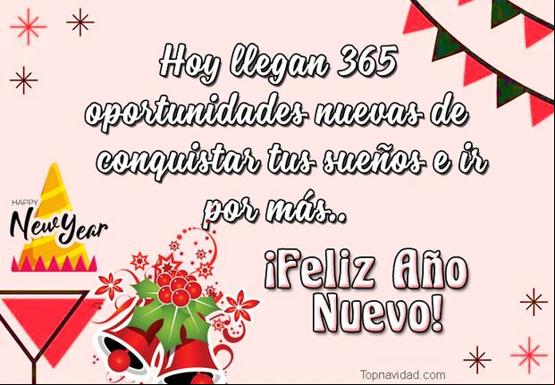 Imágenes con frases para la celebración del Año Nuevo 2024. (Foto: Internet)