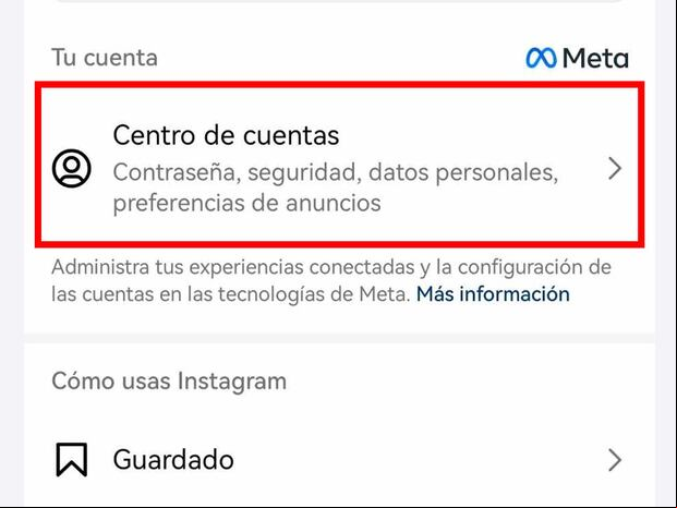 INSTAGRAM | Solo debes ir a Centro de cuentas. (Foto: MAG - Rommel Yupanqui)