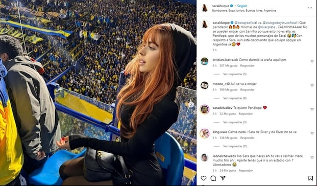 Sara Duque, la profesora de Julián Álvarez, visitó la cancha de Boca.