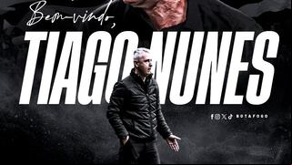 Es oficial: Tiago Nunes fue anunciado como nuevo DT de Botafogo