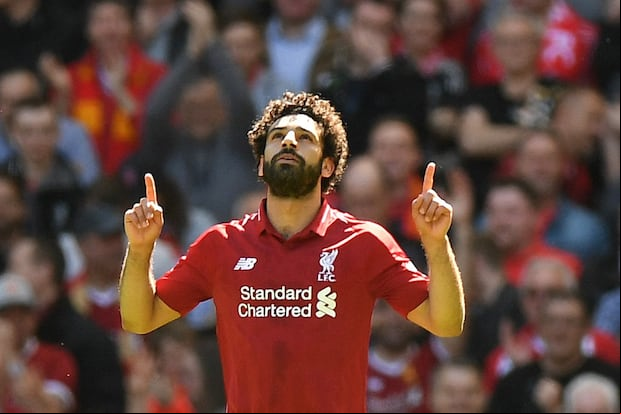 Salah firmó por dos años más con el Liverpool. (Foto: AFP)