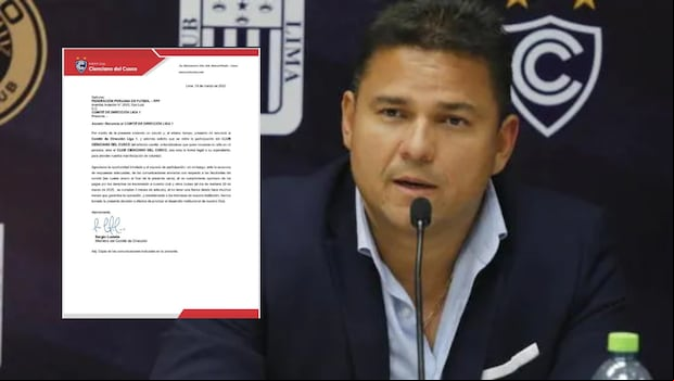 Sergio Ludeña firmó su renuncia al Comité de dirección de la Liga 1. (Foto: Difusión)
