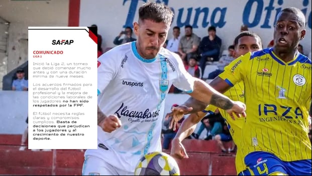 Safap mostró preocupación por incumplimientos sobre el desarrollo de la Liga 2. (Foto: Difusión)