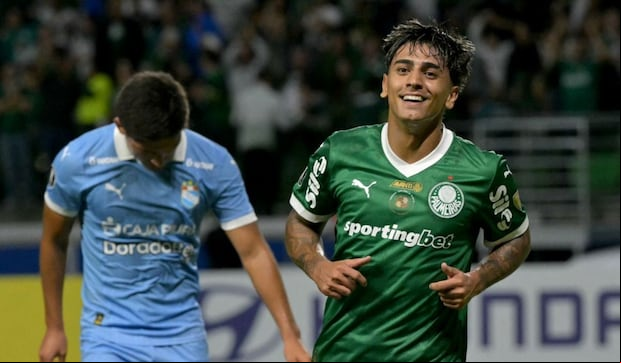 Sporting Cristal cayó goleado ante Palmeiras. (Foto: AFP)