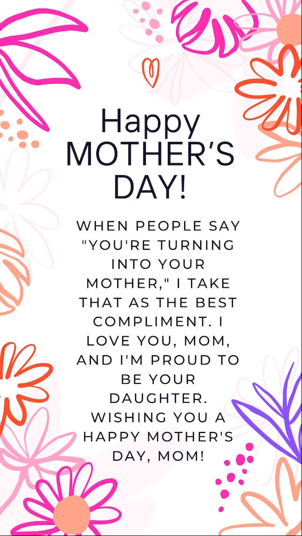 Flowers are not enough to express how special you are to me, but I hope they bring some brightness to your day today, anyway. Happy Mother's Day, Mama! (Photo: Canva.com)