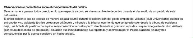 El informe del delgado sobre lo sucedido con Fabián Bustos. (imagen: Difusión)