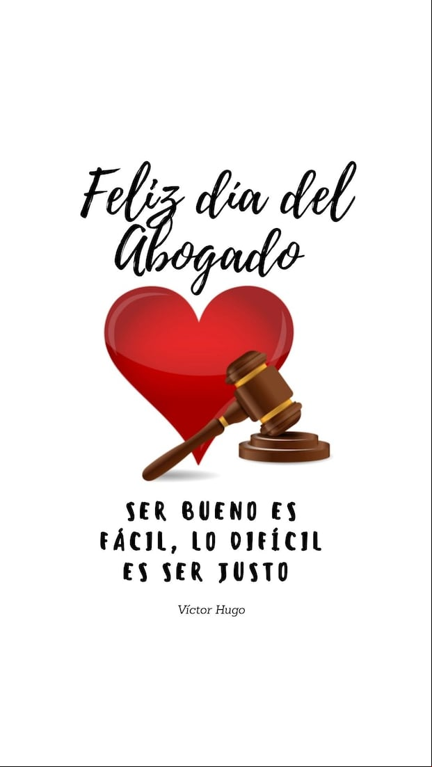 Frases para dedicar en el Día del Abogado. (Facebook)