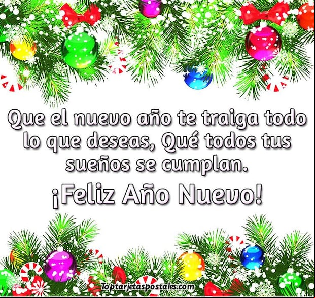 Imágenes para dedicar a tus seres queridos en Año Nuevo 2025. (Foto: Pinterest).