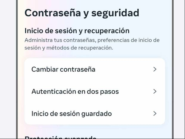 INSTAGRAM | Ahora presiona donde dice "Cambiar contraseña". (Foto: MAG - Rommel Yupanqui)