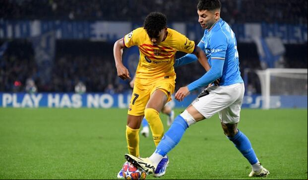 Barcelona vs. Napoli empataron 1-1 en la ida por la Champions League. (Foto: AFP)