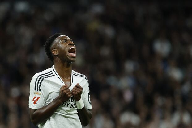 Vinícius Junior se perderá el partido liguero ante Las Palmas. (AFP)