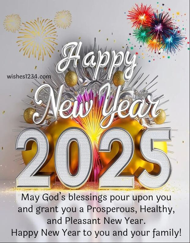 Dedicate one of these cards or images with phrases and motivational messages, to receive a Happy New Year 2025 this January 01. (Photo: Pinterest)