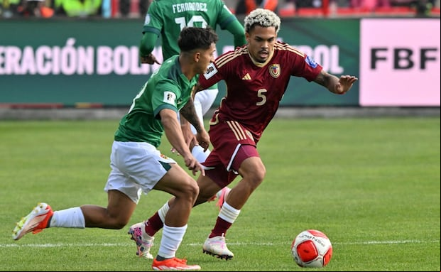 Bolivia vs. Venezuela por las Eliminatorias al Mundial 2026. (Foto: AFP)