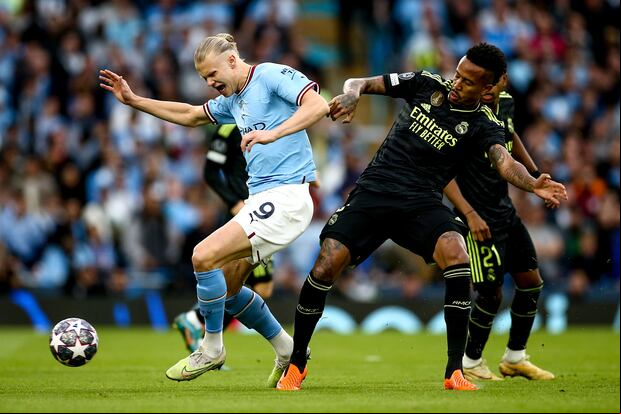 Manchester City y Real Madrid se enfrentarán en cuartos de final de la Champions League. (Foto: EFE)