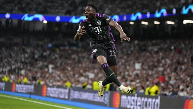 Davies marcó un gol en las semifinales de Champions ante Real Madrid. (Foto: Getty Images)