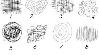Descubre tu personalidad a través de un test visual de garabatos: ¿Cuál eliges tú?