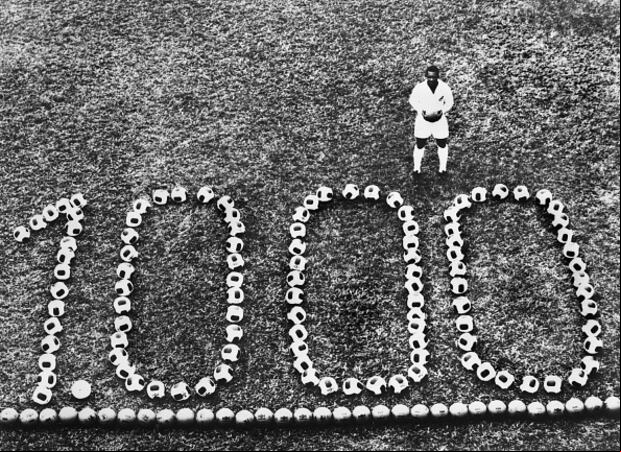 Pelé asegura haber marcado más de 1.000 goles en su etapa como jugador.