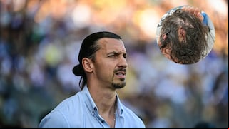 “Parte del juego”: Zlatan Ibrahimovic sufrió espeluznante corte en la cabeza