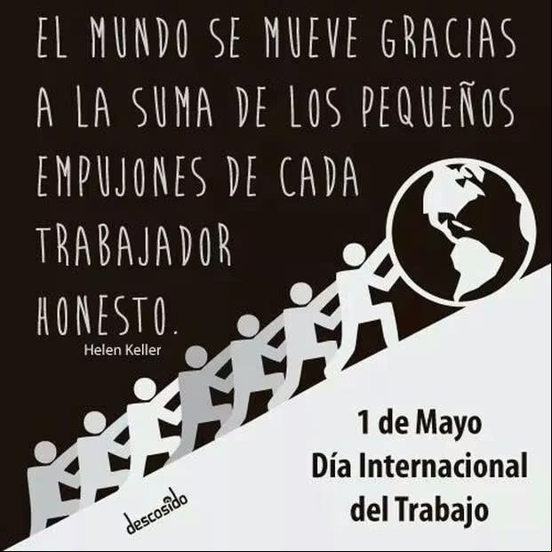 Imágenes para compartir por el Día del Trabajo en tus redes sociales. (Foto: Internet).