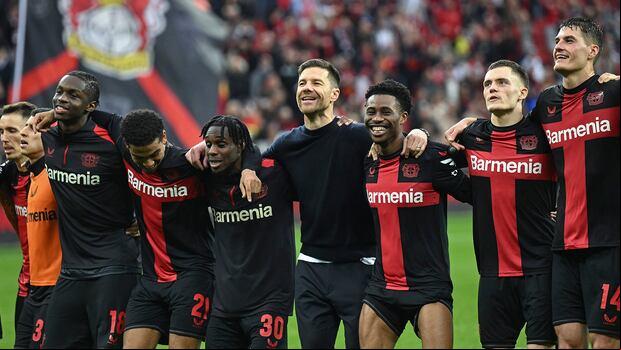 El Leverkusen de Xabi Alonso está viviendo una temporada de ensueño en la Bundesliga. (Foto: AFP)