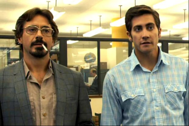 Jake Gyllenhaal y Robert Downey Jr. en una escena de "Zodiac" (Foto: Paramount)