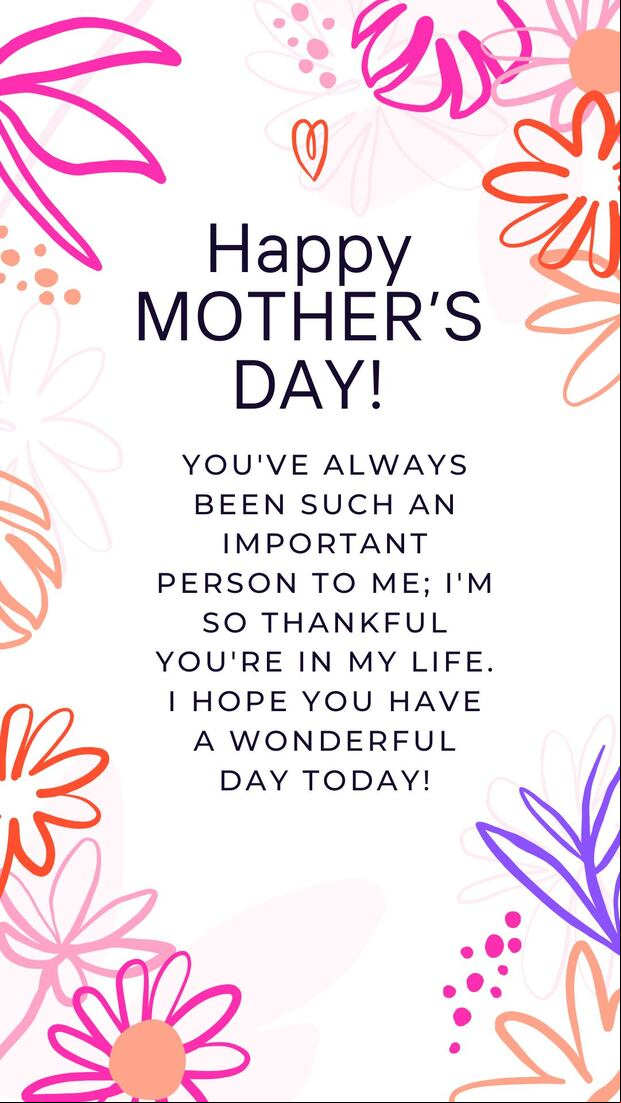 Roses are red, violets are blue, don't know how I was so lucky to get a mom like you! (Photo: Canva.com)