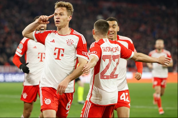 Bayern derrotó 1-0 a Arsenal por la vuelta de los cuartos de final de la UEFA Champions League en el estadio Allianz Arena