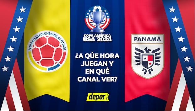 Colombia vs. Panamá juegan por la Copa América 2024. (Diseño: Depor)
