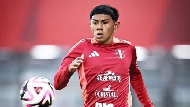 Maxloren Castro, el único adolescente convocado a la Selección Peruana en 2024. (Foto: Bicolor).