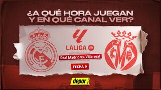 ¿A qué hora juegan Real Madrid vs Villarreal y en qué canal ver partido por LaLiga?