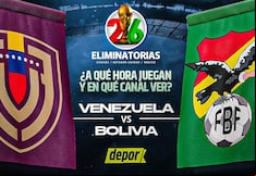 Venezuela vs. Bolivia: a qué hora juegan y canales de transmisión