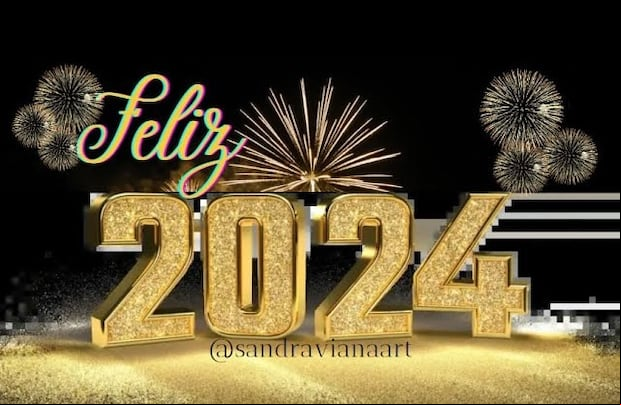 Imágenes con frases para la celebración del Año Nuevo 2024. (Foto: Internet)