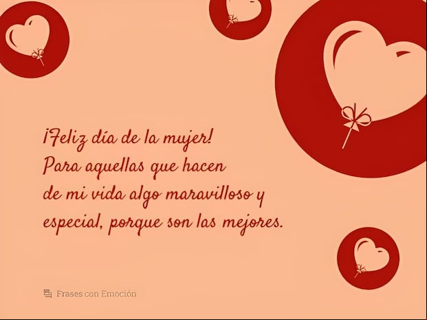 Imágenes para compartir este 8 de marzo por el Día Internacional de la Mujer (Foto: Internet).