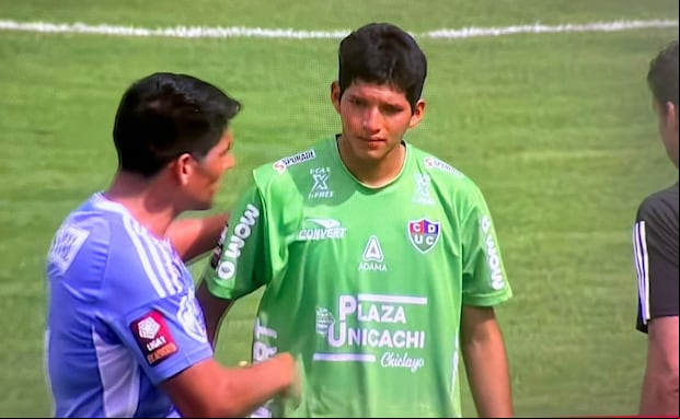 Diego López jugó su primer partido en Primera División con Unión Comercio. (Captura: L1 MAX)