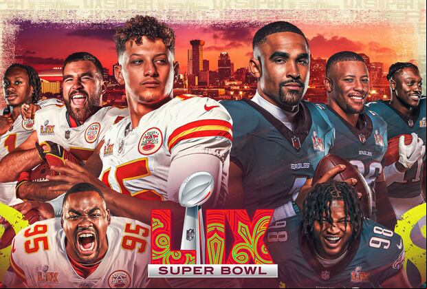 Don't miss out on Super Bowl LIX! Find kickoff times, halftime show and more for the exciting Chiefs vs. Eagles showdown. Know the times in all time zones around the world so you don't miss a second of the action. | Photo by NFL