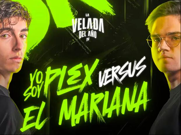 Sigue aquí la pelea Plex (YoSoyPlex) vs. El Mariana, en el evento estelar de la Velada del año 4 de Ibai Llanos.| Foto: Ibai Llanos