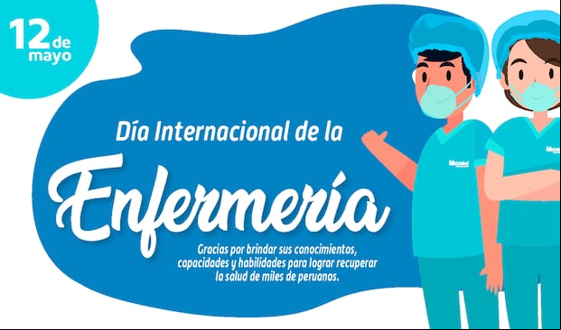 Feliz Día de la Enfermería: día de enfermera y enfermero (Foto: EsSalud).
