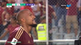 ¡Penal dudoso! Gol de Salomón Rondón para el 1-0 de Venezuela vs. Perú en Maturín