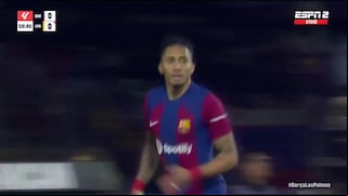 Gol de Raphinha: un cabezazo de lujo para el 1-0 de Barcelona vs. Las Palmas