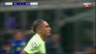 Remontada culé: gol de Raphinha para el 3-2 de Barcelona vs. Inter por Champions League