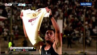 ¡Remontada crema! Gol de Martín Pérez Guedes para el 2-1 de Universitario vs. Sporting Cristal