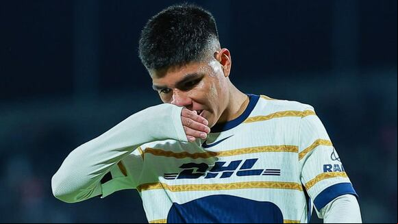 Piero Quispe fue expulsado en la derrota de Pumas ante el América. (Video: TUDN)