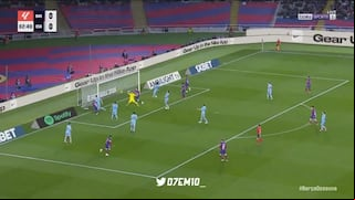 Inicia su romance con los Culés: gol de Vitor Roque para el 1-0 del Barcelona vs. Osasuna