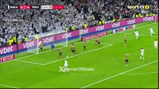 ¡Goles del Real Madrid vs. Real Sociedad! Alaba, Oyarzabal, Bellingham, Tchouaméni y Rüdiger para el 4-4