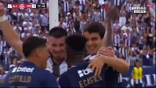 ¡Se estrenó con gol! Eryc Castillo debutó en Alianza Lima y puso el 2-0 ante Emelec