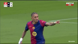 ¡Goles del Barcelona vs. Celta de Vigo! Dani Olmo y Raphinha para el 4-3 y la remontada culé