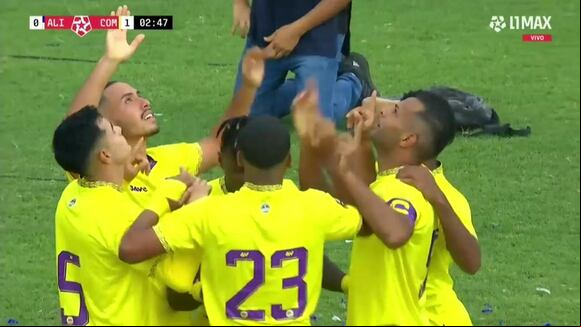 Duván Palacios marcó el 1-0 de Comerciantes Unidos sobre Alianza Lima. (Video: L1 MAX)