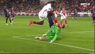 Tras recibir un brutal planchazo en el PSG vs. Mónaco: así quedó el rostro de Gianluigi Donnarumma