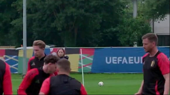 Bélgica y Rumanía juegan por la fecha 2 de la Eurocopa. (Video: Selección de Bélgica)