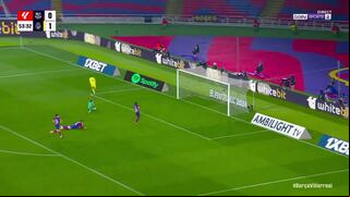 ¡Sobre el final! Goles de Akhomach y Guedes para el 3-3 del Barcelona vs. Villareal